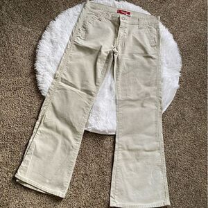 Levi’s Low‎ Slouch Stretch Corduroy Pants Bootcut Size 11 JR Y2K Contemporary